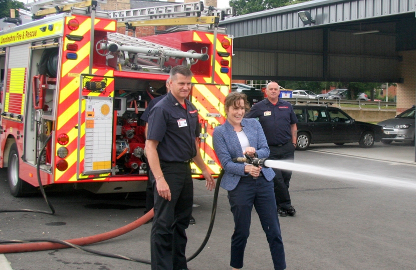 Victoria meets local fire heroes!