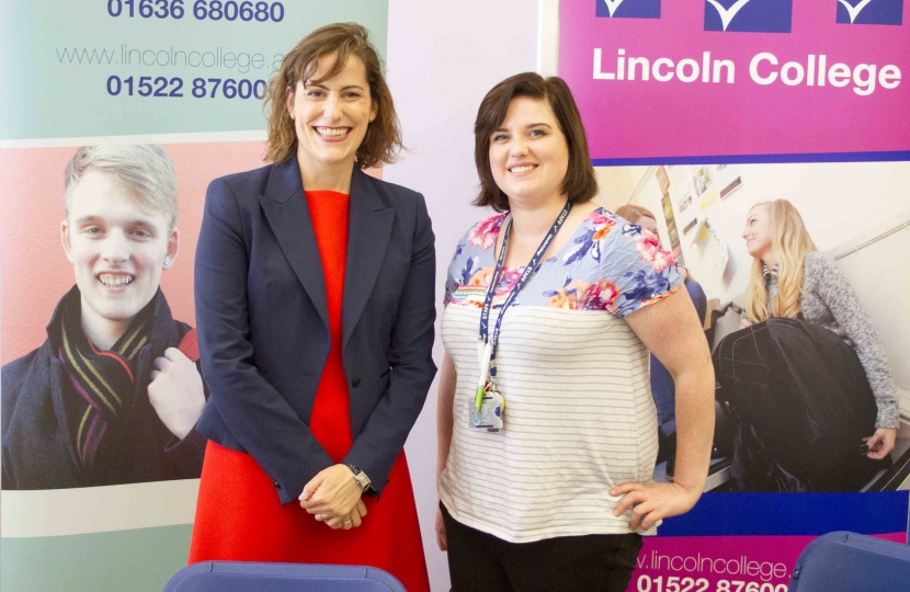 Victoria Atkins MP & Lincoln College