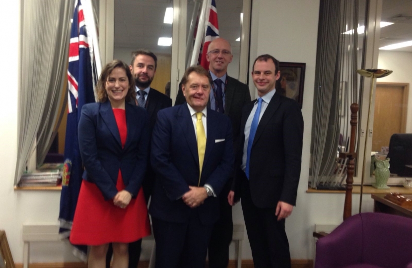 Victoria Atkins & John Hayes Meeting Horncastle Bottleneck