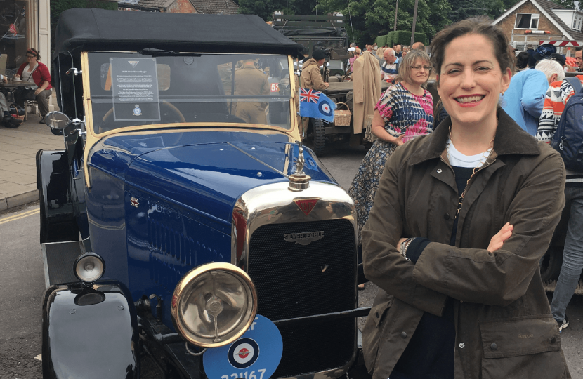 Woodhall Spa 1940's Festival Victoria Atkins MP 1