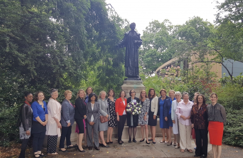 Victoria Atkins MP Emmeline Pankhurst