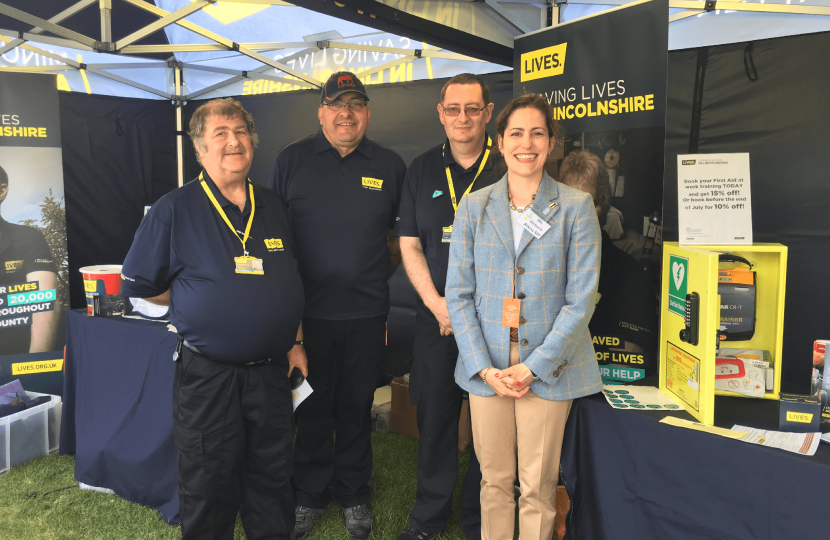 Victoria Atkins MP Lincolnshire Show LIVES