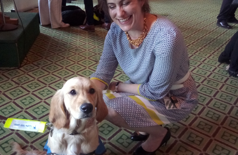 Victoria Atkins MP Guide Dogs