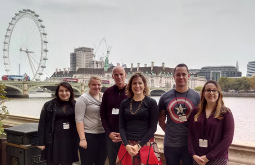 RAF Coningsby visit the Houses of Parliament