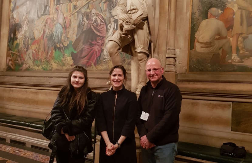 Tim and Emily visit Parliament 