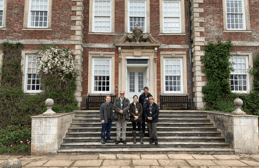 Victoria Atkins MP visits Gunby Hall to discuss conservation and maintenance