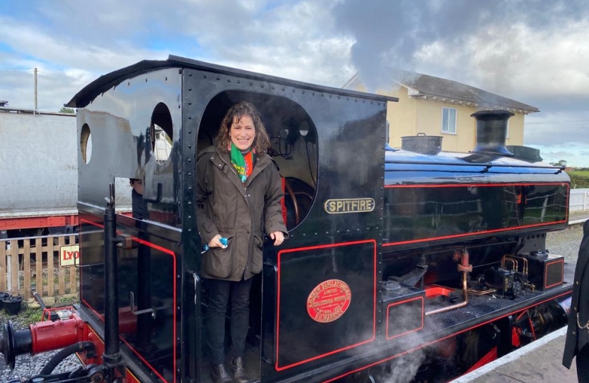 On board the Steam Engine