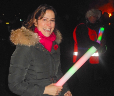 Victoria Atkins MP at Louth Charity Bonfire & Fireworks