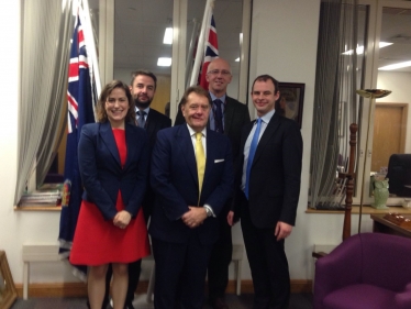 Victoria Atkins & John Hayes Meeting Horncastle Bottleneck