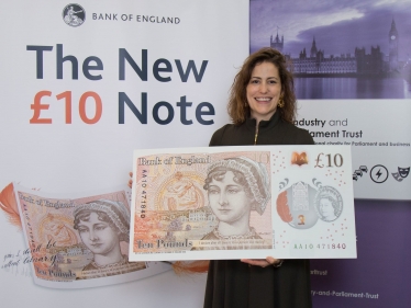 Jane Austen £10 Note Victoria Atkins