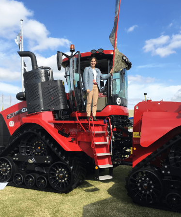 Victoria Atkins MP Lincolnshire Show Tractor