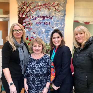 Victoria Atkins MP visits Springfield domestic violence refuge