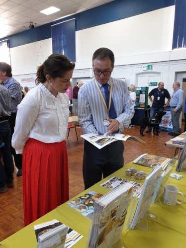 Victoria Atkins hosts Horncastle Older Peoples Fair