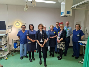 Victoria and the team at the hospital