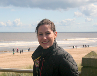 Victoria Atkins at the beach 