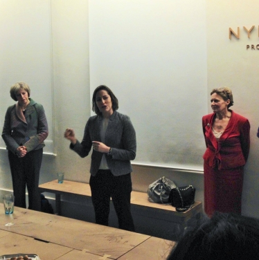 Victoria Atkins & Theresa May at Women2Win