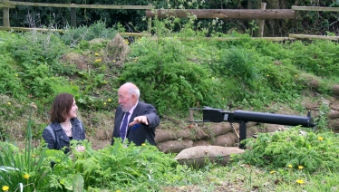 Victoria Atkins at Alford Manor House Great War Memorial Exhibition